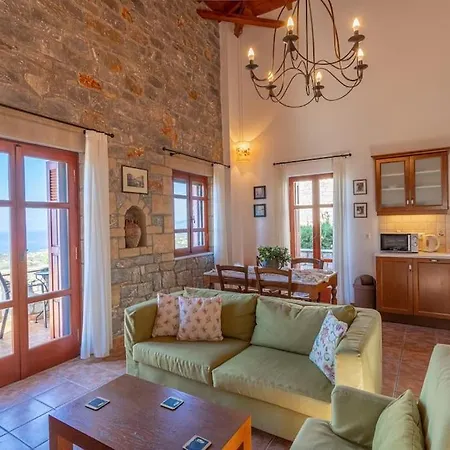 Vila Luxury Ismini In Stoupa, Private Pool & Bbq Neokhorion (Messenia)