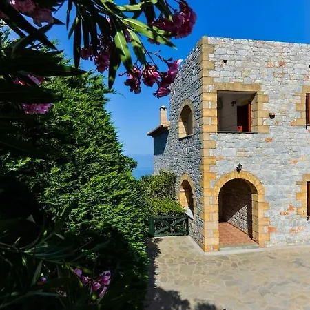 ヴィラ Luxury Ismini In Stoupa, Private Pool & Bbq *