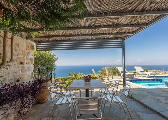 Villa Luxury Ismini In Stoupa, Private Pool & Bbq